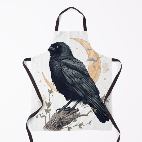 Item preview, Witch's Familiar Raven designed and sold by catcurio.