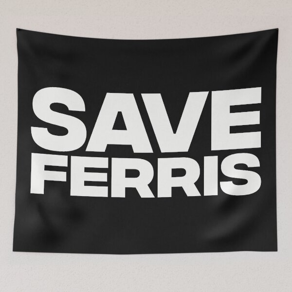Item preview, Save Ferris Bueller Fun Large Design Matthew Broderick designed and sold by barefootmk.