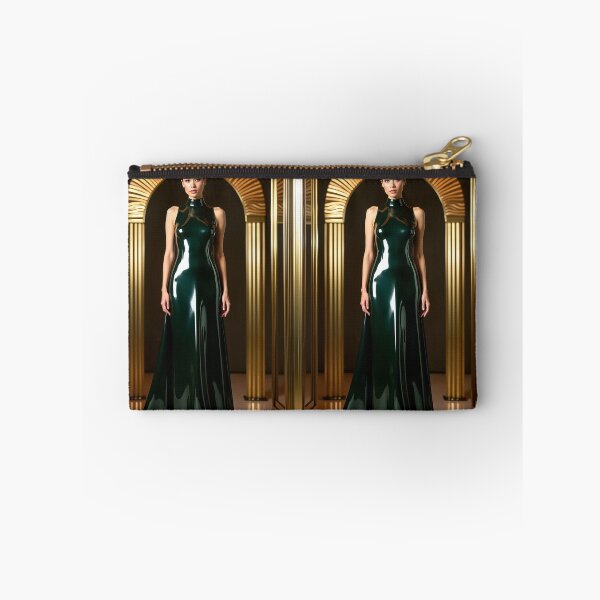 Item preview, Dark green Latex Dress – Luxury Fashion Look designed and sold by Magic-Reality.