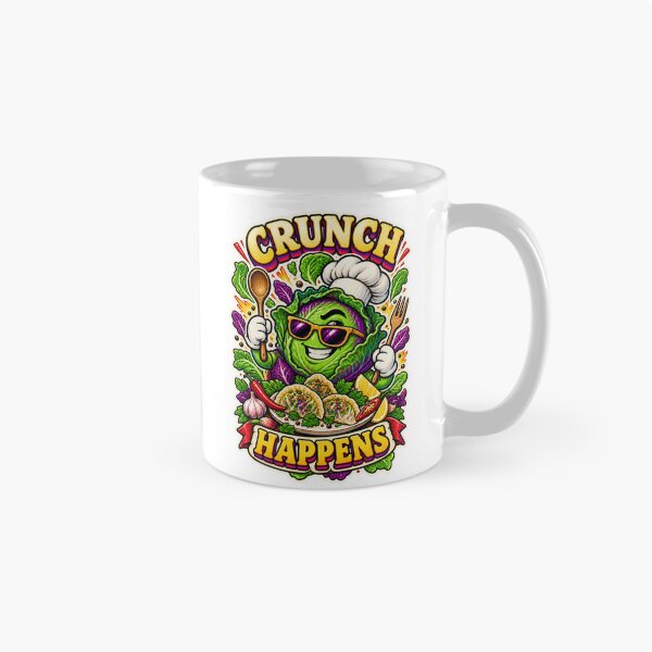 Item preview, Crunch Happens Funny Cabbage designed and sold by PixelPaw Prints.