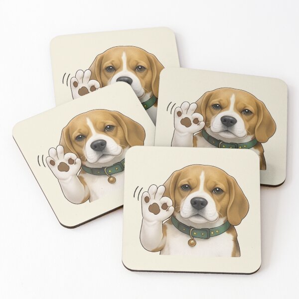 Item preview, Bak Tueng...Keep It Chill | Funny Deadpan Beagle Character designed and sold by CosmicQuietStudio.