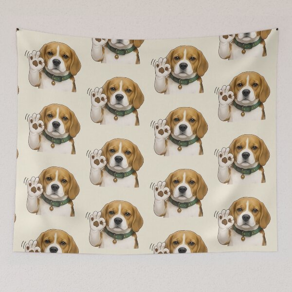 Item preview, Bak Tueng...Keep It Chill | Funny Deadpan Beagle Character designed and sold by CosmicQuietStudio.