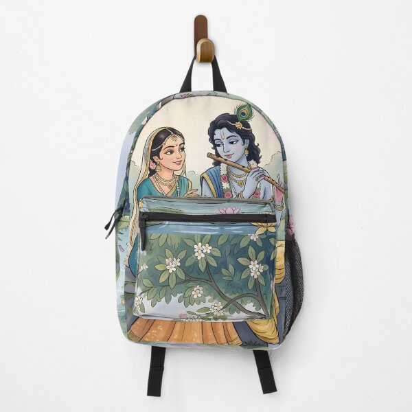 Item preview, Radha Krishna in Vrindavan designed and sold by hutofdesigns.