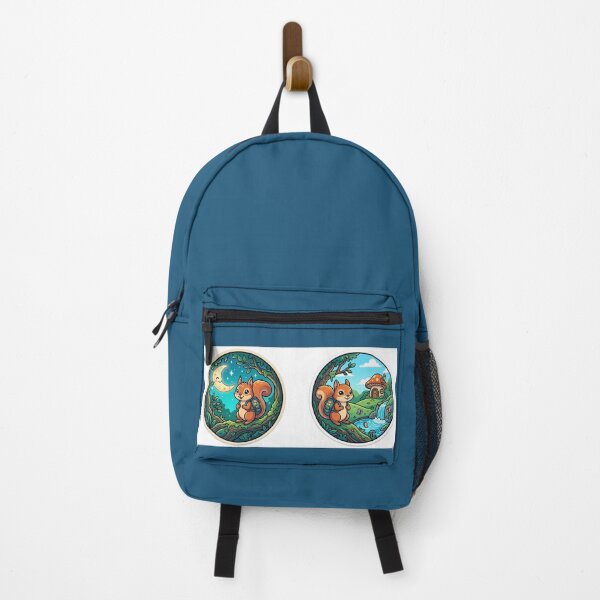 Item preview, Magical Forest Adventure Squirrel Sticker designed and sold by StickerVerseStudio.