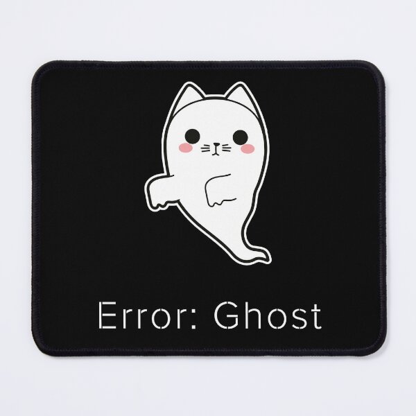 Item preview, Error: Ghost | Halloween Cat | Funny Tech Humor designed and sold by ContigoART.