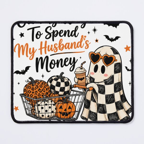 Item preview, On My Way Tspend My Husbands Money Funny Halloween tee designed and sold by Style2Vie.