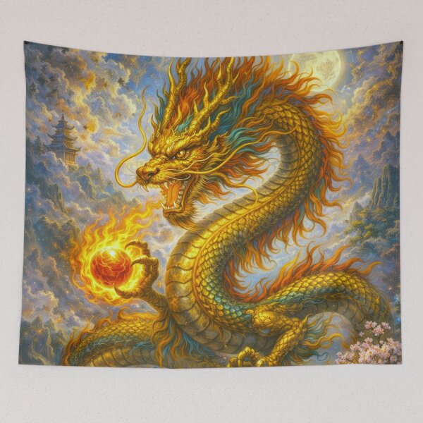 Item preview, The Ancient Dragon – Mythical Fantasy artwork designed and sold by GalleryKauffeld.