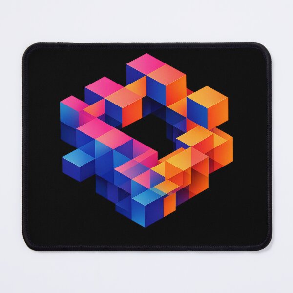 Item preview, Geometric Illusion Pattern (Transparent) designed and sold by Dew Drop Designs.