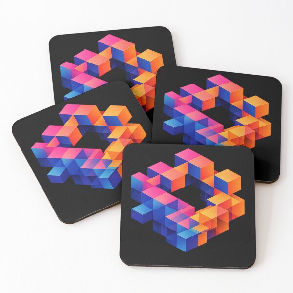 Item preview, Geometric Illusion Pattern (Transparent) designed and sold by Dew Drop Designs.