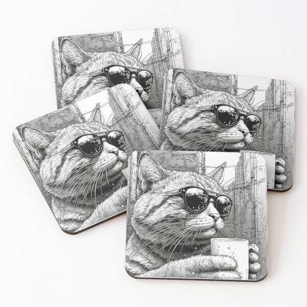 Item preview,  Alley Cat Caffeine Swagger designed and sold by YAM716.