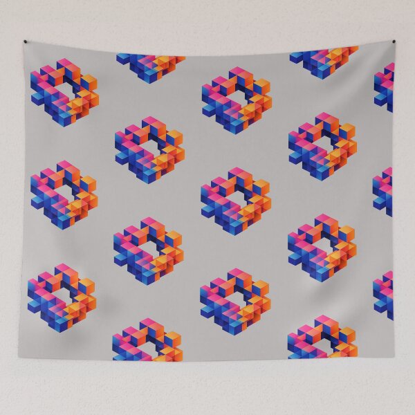 Item preview, Geometric Illusion Pattern (Transparent) designed and sold by Dew Drop Designs.