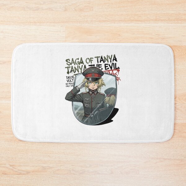 Item preview, Tanya Von Degurechaff Mirror Reflection Saluting - Saga of Tanya the Evil Art designed and sold by FreakToons.