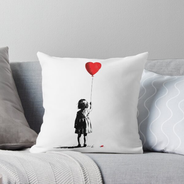 Item preview, The Red Balloon – Poetic Street Art Girl designed and sold by Cavalier-org.
