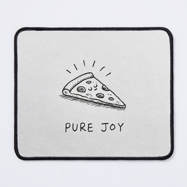 Item preview, Pure Joy Cute Pizza Slice Ink Drawing designed and sold by lautir.