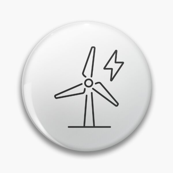 Item preview, Wind Turbine Renewable Energy Line Icon designed and sold by VectorForge Studio.