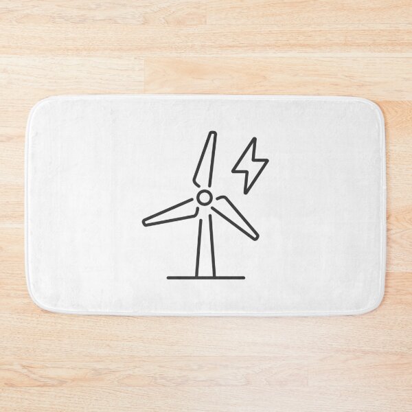 Item preview, Wind Turbine Renewable Energy Line Icon designed and sold by VectorForge Studio.