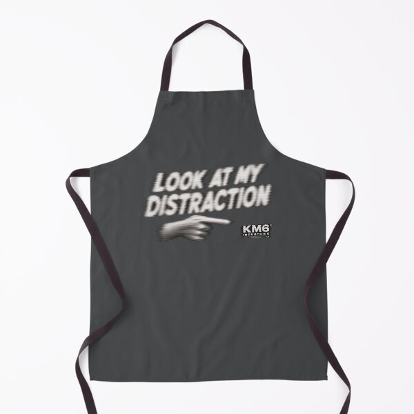 Item preview, Look At My Distraction – Blurred Text Optical Illusion Humor designed and sold by KissMy6 Industries.