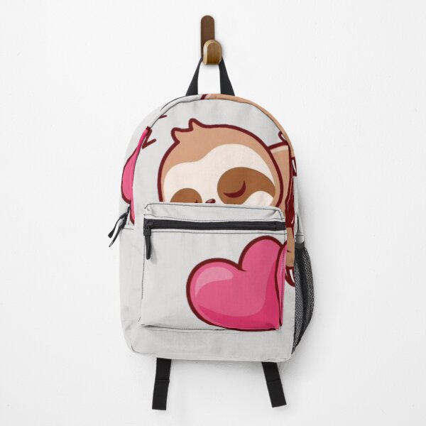Item preview, Cute Sloth Hanging with Heart Balloons – Love & Lazy Vibes designed and sold by RajDeals.