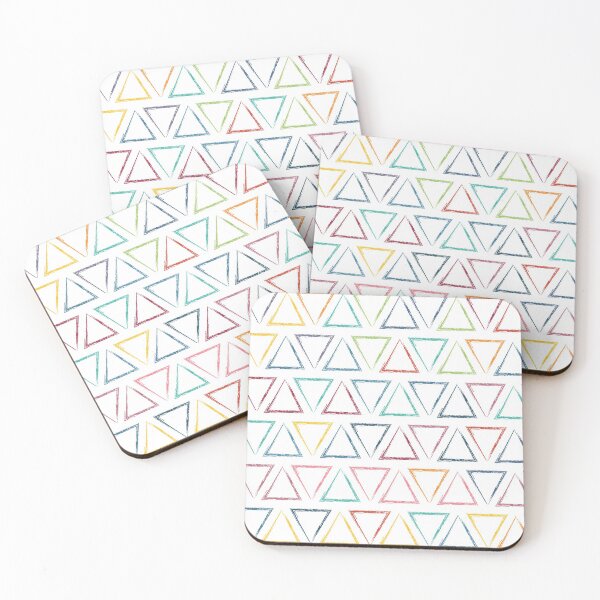 Item preview, Triangular Peaks Pattern - Rainbow #622 designed and sold by Natural Collective.