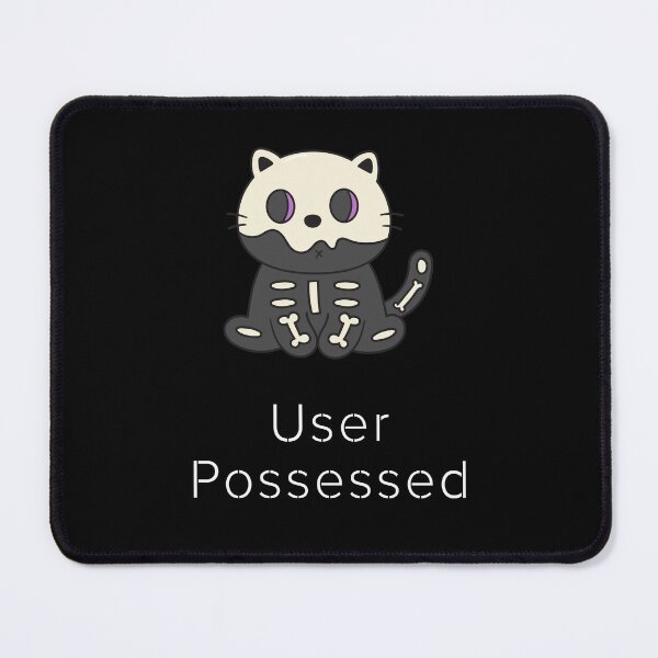 Item preview, User Possessed | Halloween Cat | Dark Tech Humor designed and sold by ContigoART.