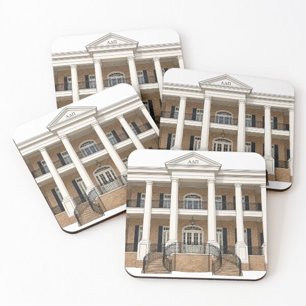 Aperçu de l'œuvre University of Alabama Alpha Delta Pi House créée et vendue par pinklemongraphics.
