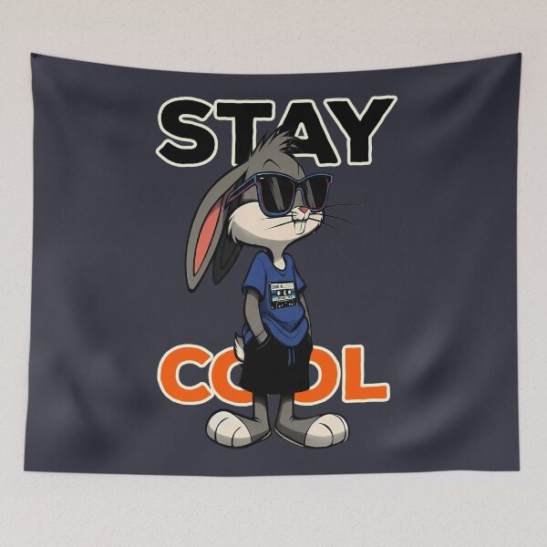 Item preview, Stay Cool Rabbit - Retro Sunglasses Bunny Streetwear designed and sold by Z3al-Store.