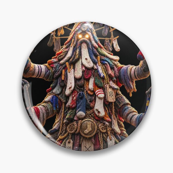 Item preview, Sock Deity – Surreal Laundry God designed and sold by Maclaw200d.