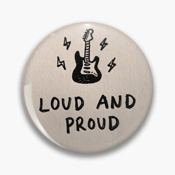 Item preview, Loud and Proud Electric Guitar Ink Drawing designed and sold by lautir.
