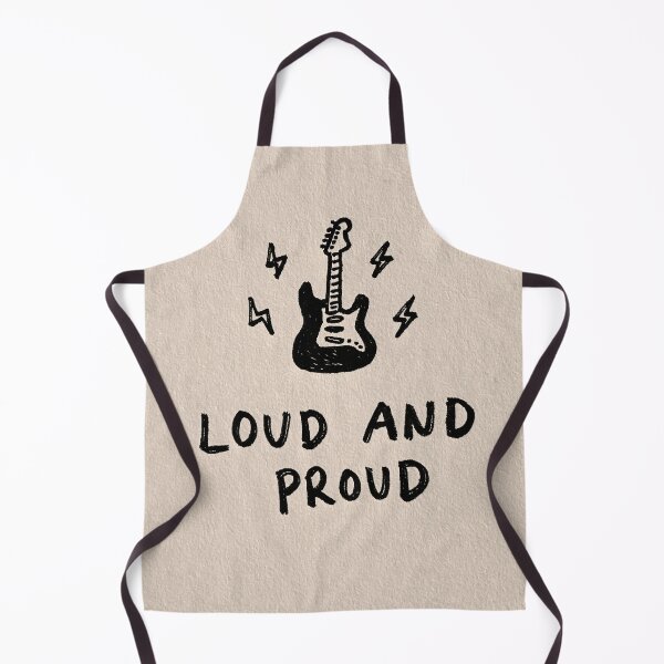 Item preview, Loud and Proud Electric Guitar Ink Drawing designed and sold by lautir.