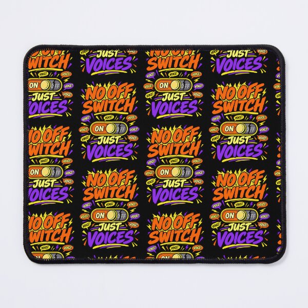 Item preview, No Off Switch Just Voices Funny Chaotic Brain Quote designed and sold by TeeTimeTreasure.