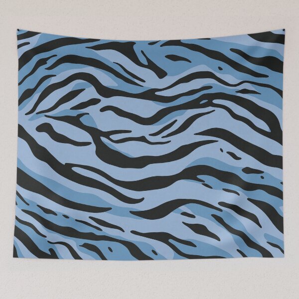 Item preview, Blue Tiger Stripes designed and sold by tonymagnerart.
