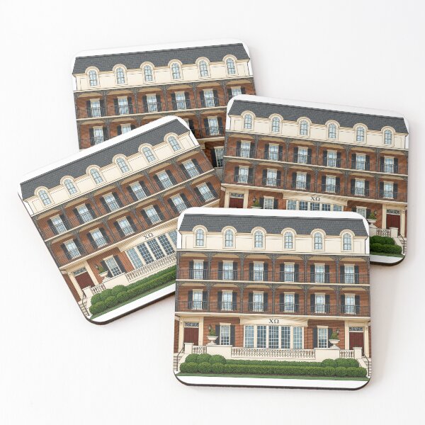 Aperçu de l'œuvre University of Alabama Chi Omega House créée et vendue par pinklemongraphics.