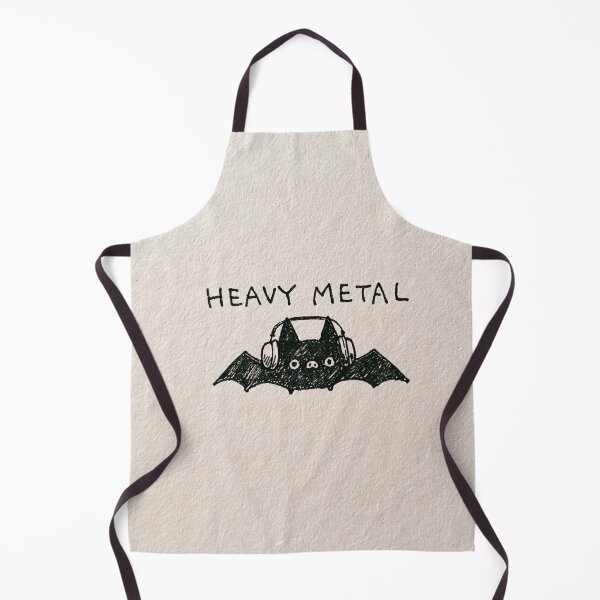 Item preview, Heavy Metal Cute Bat with Headphones Ink Drawing designed and sold by lautir.