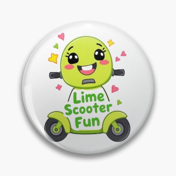 Artikelvorschau, Limettengrüner Roller – Niedlicher Cartoon-Spaß – Kawaii-Design für grünen Roller entworfen und verkauft von MystiColo.