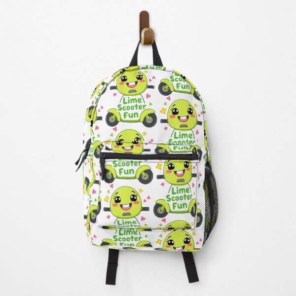 Item preview, Lime Scooter Fun Cute Cartoon – Kawaii Green Scooter Design designed and sold by MystiColo.