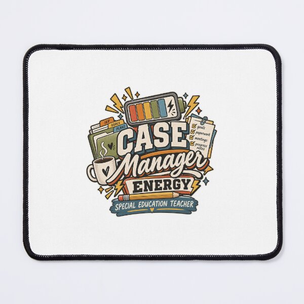 Item preview, Case Manager Energy Special Education Teacher designed and sold by VegaCreative.