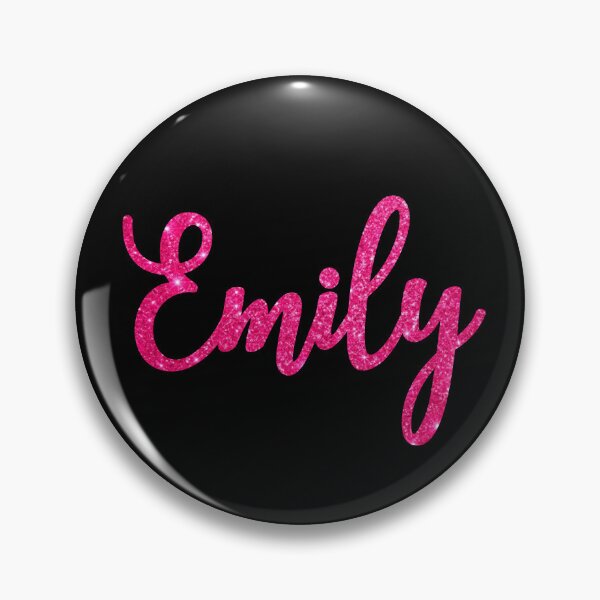 Item preview, Emily Hot Pink Sparkly Personalised Name Design designed and sold by CamilasPrints.
