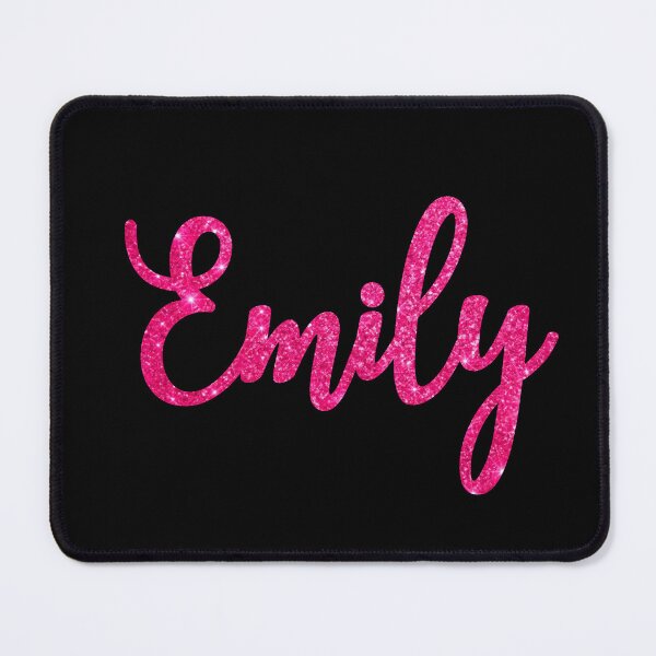 Item preview, Emily Hot Pink Sparkly Personalised Name Design designed and sold by CamilasPrints.