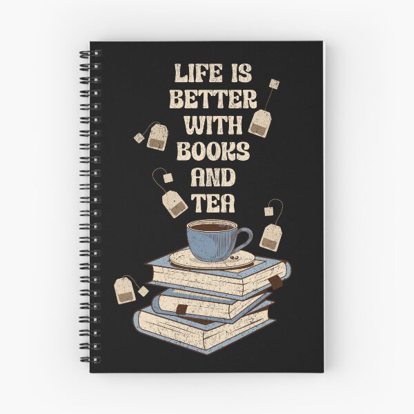 Item preview, Life is better with books and tea designed and sold by HRSCreates.