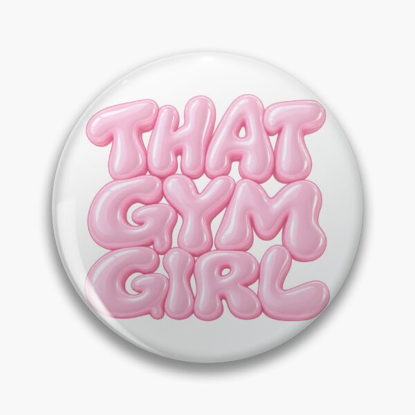 Item preview, That Gym Girl | Pink Glossy Gym Girl Sticker designed and sold by morgan-lopez-.