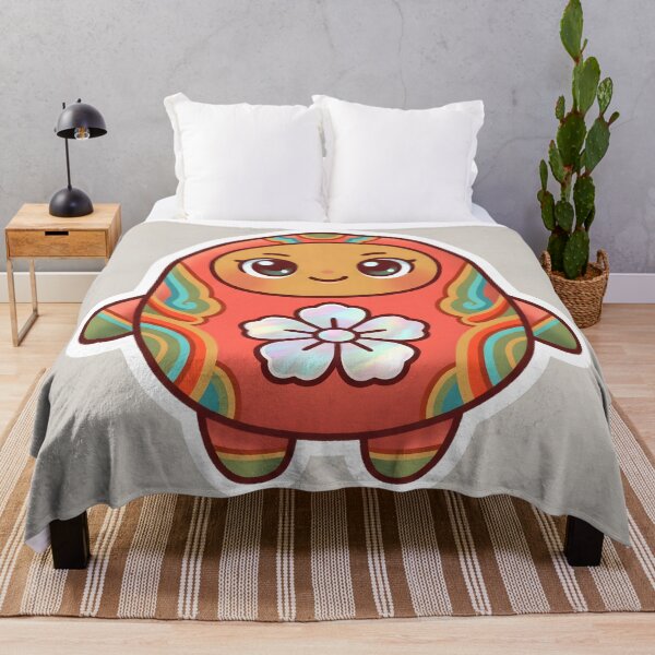 Item preview, Korean Najeon Lacquerware-inspired Mother-of-pearl Mascot — Korean Folk Art Marker Illustration designed and sold by radou88.
