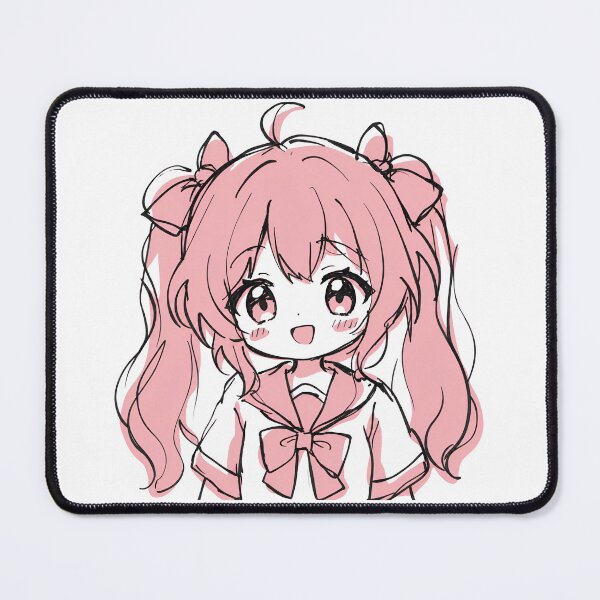 Item preview, Manga anime princess girl with pink hair designed and sold by HeartInThisArt .