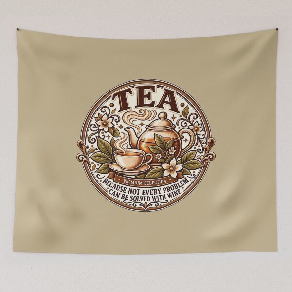 Item preview, Vintage Tea Label Premium Selection Design designed and sold by FABIOLA1970.