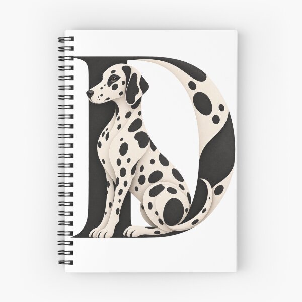 Item preview, Letter D Dalmatian Alphabet Art designed and sold by tmoca.