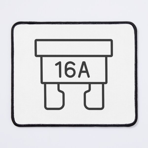 Item preview, 16A Car Fuse Electrical Line Icon designed and sold by VectorForge Studio.