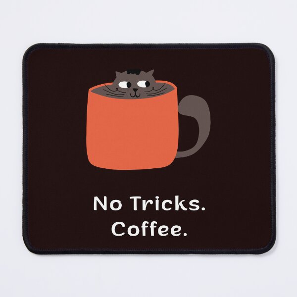 Item preview, No Tricks. Coffee. | Halloween Coffee Cat | Espresso Yourself Cats designed and sold by ContigoART.