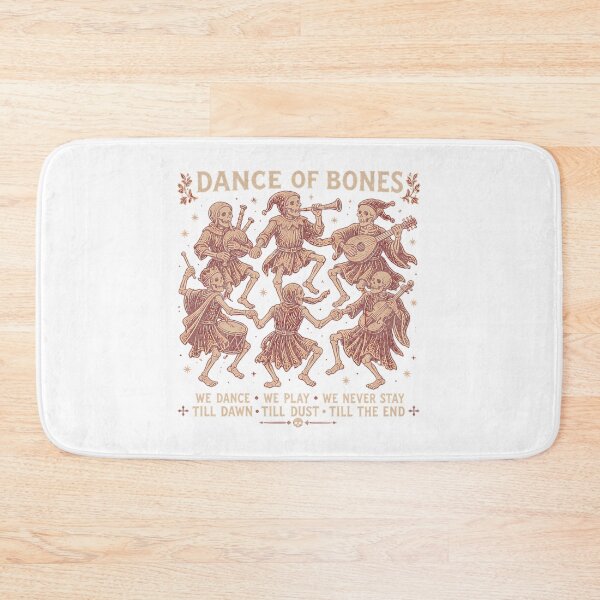 Item preview, Danse Macabre Dancing Skeleton Band Medieval Woodcut designed and sold by altamirano-yvon.