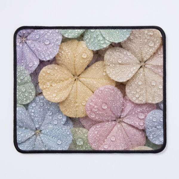 Item preview, Pastel Hydrangea Flowers Pattern Waterdrops Aesthetic designed and sold by GeminiArts Studio .