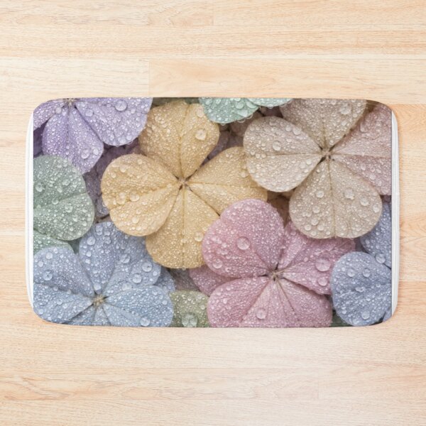 Item preview, Pastel Hydrangea Flowers Pattern Waterdrops Aesthetic designed and sold by GeminiArts Studio .