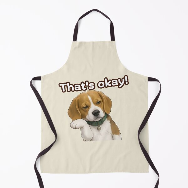 Item preview, Bak Tueng...That's okay! | Funny Deadpan Beagle Character designed and sold by CosmicQuietStudio.